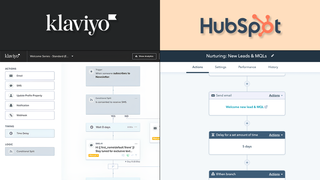 Who has better automation features? klaviyo or hubspot