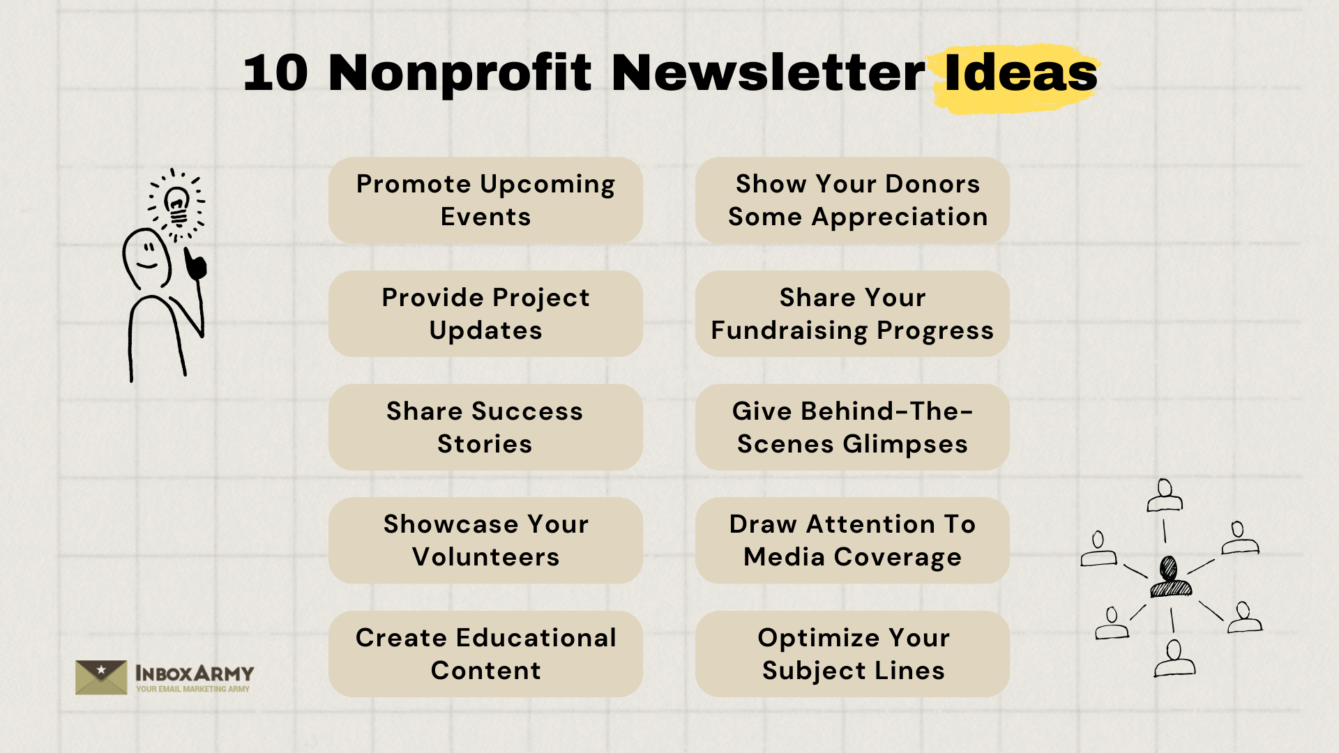 non profit newsletter ideas