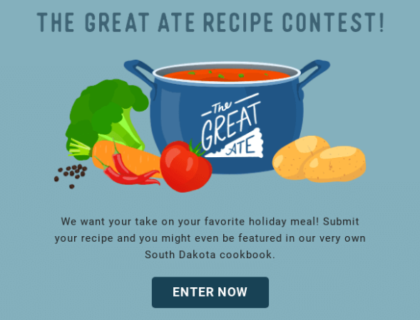 Thanksgiving-themed contest.