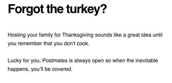 thanksgiving email templates for family